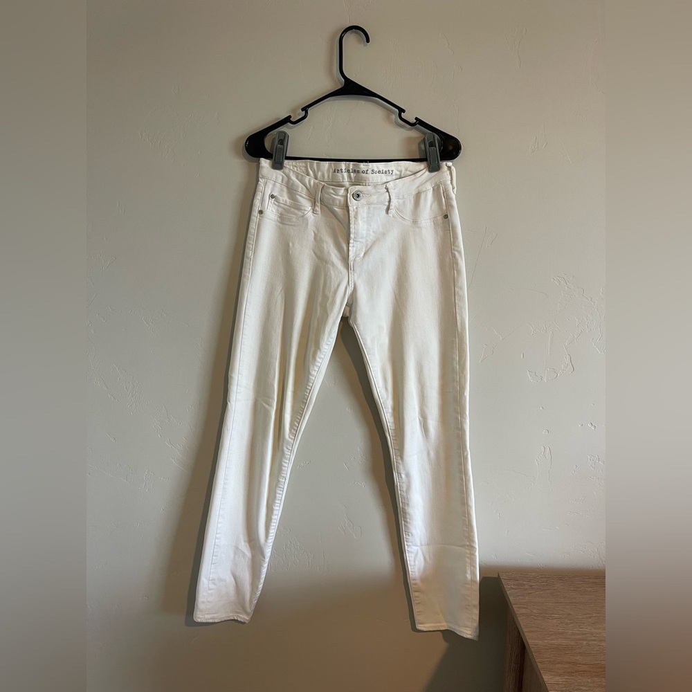 Articles of Society White Skinny Jeans
